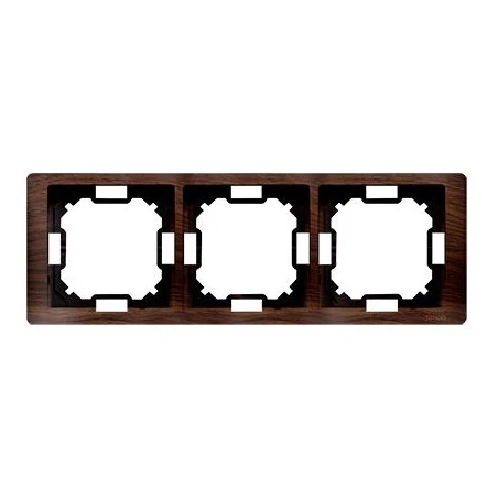 Ramki-instalacyjne - ramka potrójna dębowa hydrografika bmrc3/051 simon basic neos kontakt-simon 