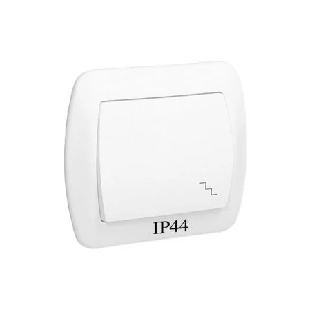 Wylaczniki-schodowe - biały włącznik schodowy bryzgoszczelny aw6b/11 simon akord kontakt-simon 