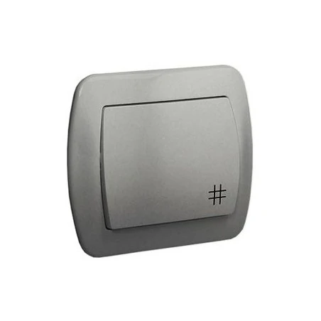 Wylaczniki-krzyzowe - srebrny włącznik krzyżowy aw7/26 simon akord kontakt-simon 