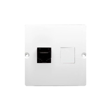 Gniazda-komputerowe - białe gniazdo komputerowe rj45 kat.5e (moduł) bmf51.02/11 simon basic kontakt-simon 