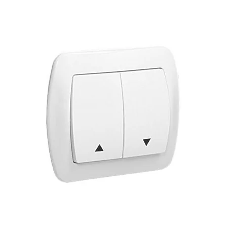 Wylaczniki-zaluzjowe - biały przycisk żaluzjowy pojedynczy az1/11 simon akord kontakt-simon 