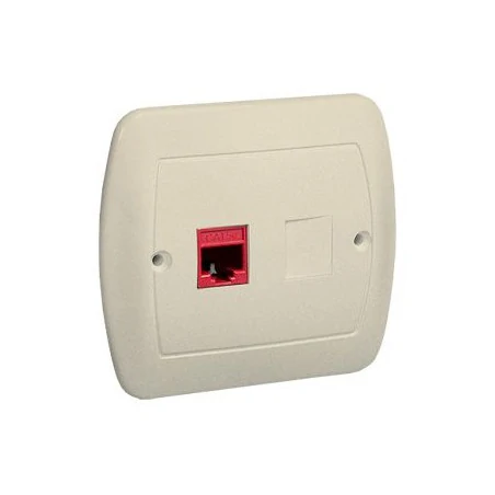 Gniazda-komputerowe - beżowe gniazdo komputerowe rj45 af51/12 simon akord kontakt-simon 