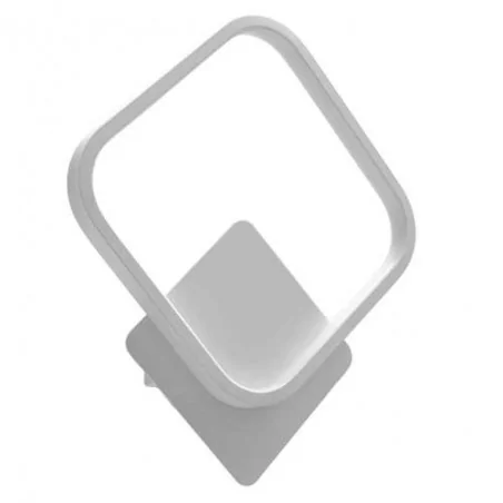 Kinkiety-do-salonu - kinkiet led biały kwadratowy o mocy 12w neutralne światło 4000k emma led d 03784 ideus 