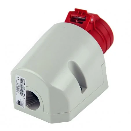 Gniazda-silowe - gniazdo siłowe stałe natynkowe izolowane na 4 bolce 16a 400v ip44 114-6 pce 