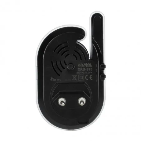 Dzwonki-do-drzwi-bezprzewodowe - dzwonek bezprzewodowy 1400m 230v bulik pro drs-995h zamel 