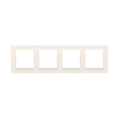 Ramki-instalacyjne - kremowa ramka 4-krotna cr4/41 simon 10 kontakt-simon 