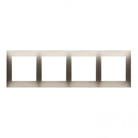 Ramki-instalacyjne - ramka poczwórna złoty mat  dr4/44 simon 54 premium kontakt-simon 