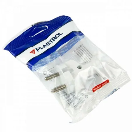 Rozgalezniki - wtyczka prosta biała wt-21 plastrol 