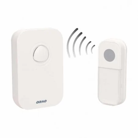 Dzwonki-do-drzwi - bateryjny dzwonek bezprzewodowy z learning system fado dc or-db-kf-134 orno 