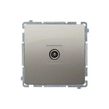 Gniazda-antenowe - satynowy gniazdo antenowe r-tv bmak3.01/29 simon basic kontakt-simon 