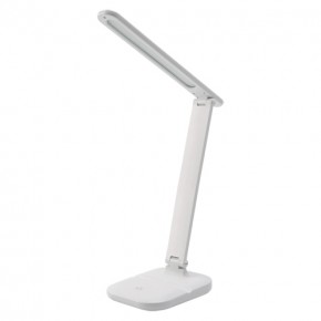 Lampki-biurkowe - składana lampka led na biurko biała 5w zet 03724 ideus 