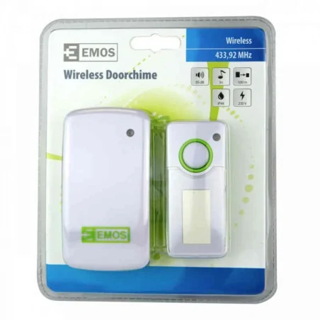 Dzwonki-do-drzwi-bezprzewodowe - dzwonek bezprzewodowy ac p5740 emos - 3402040000 