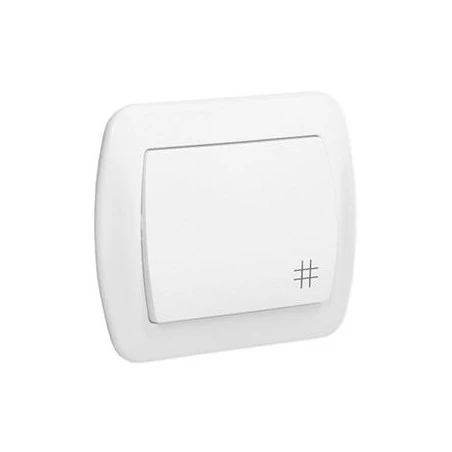 Wylaczniki-krzyzowe - biały włącznik krzyżowy aw7/11 simon akord kontakt-simon 