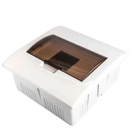 Skrzynki-elektryczne - skrzynka rozdzielcza natynkowa biała 7 modułowa s-7pt plastrol 