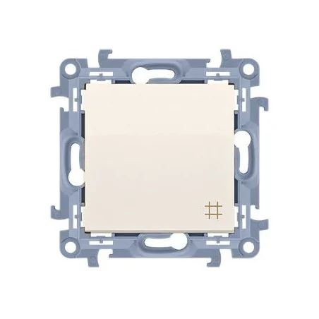 Wylaczniki-krzyzowe - kremowy włącznik krzyżowy cw7.01/41 simon 10 kontakt-simon 