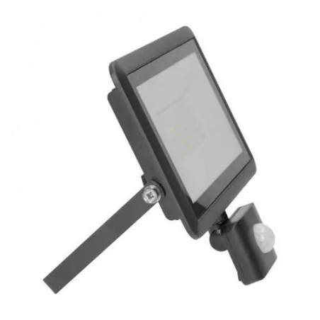 Naswietlacze-led-50w-i-wiecej - czarny naświetlacz led z czujnikiem ruchu 50w 4000k ip44 bulled s or-nl-6138blr4 orno 