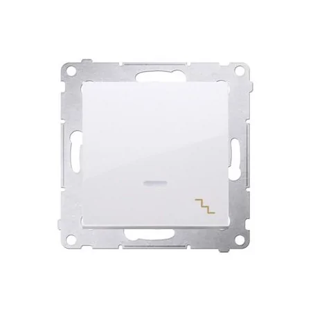 Wylaczniki-schodowe - biały włącznik schodowy z podświetleniem led dw6l.01/11 simon 54 kontakt-simon 