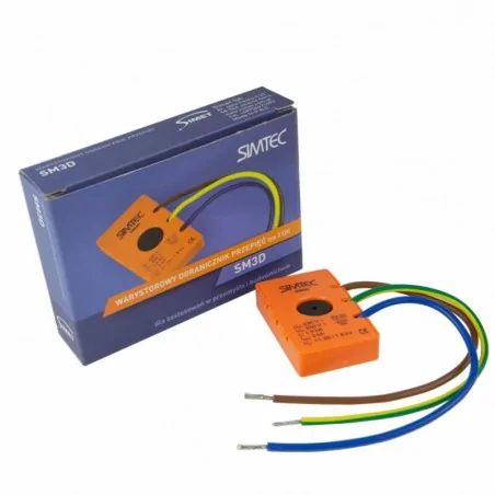 Ograniczniki-przepiec - warystorowy ogranicznik przepięć typ 3 klasa d do montażu w puszce sm3d simtec 