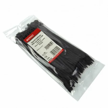 Szybkozlaczki - opaska kablowa 200x4.8 czarna opk 4,8-200-c/100 erko 