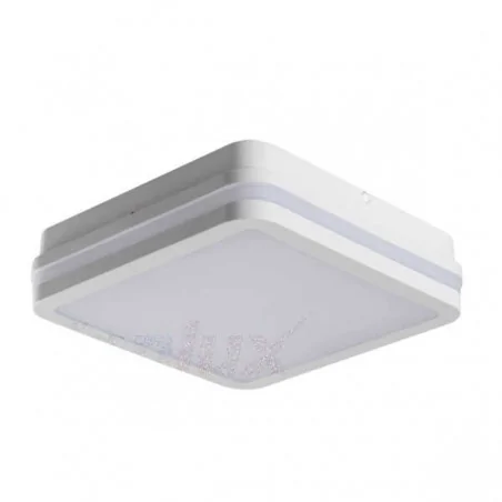 Plafony - plafoniera led w kolorze białym 18w neutralna 4000k ip54 32942 beno nw-l-w kanlux 