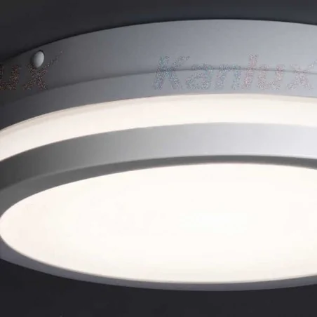 Plafony - okrągła plafoniera led biała o mocy 18w 4000k ip54 1550lm beno nw-o-w 32940 kanlux 