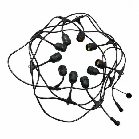 Lampy-ogrodowe-wiszace - sznur do girlandy ogrodowej bez żarówek 308788  polux 