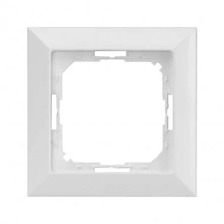 Ramki-instalacyjne - biała ramka do serii perła ra-1p abex 