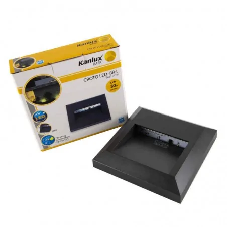 Oprawy-led-zewnetrzne - oprawa ścienna led 1,1w 30lm ip65 6500k croto led-gr-l kanlux 