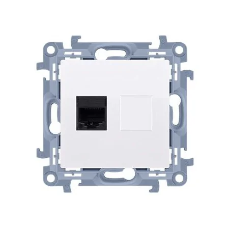 Gniazda-telefoniczne - białe gniazdo telefoniczne pojedyncze rj11 ct1.01/11 simon 10 kontakt-simon 