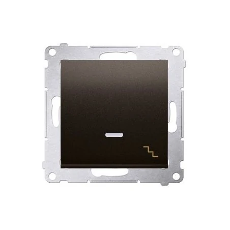 Wylaczniki-schodowe - włącznik schodowy z podświetleniem led brąz mat dw6l.01/46 simon 54 kontakt-simon 