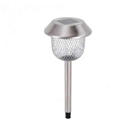 Lampy-solarne - lampa solarna do ogródka wbijana ażurowa 36cm tulip 03829 ideus 