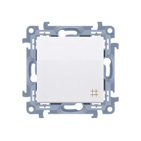 Wylaczniki-krzyzowe - biały włącznik krzyżowy cw7.01/11 simon 10 kontakt-simon 