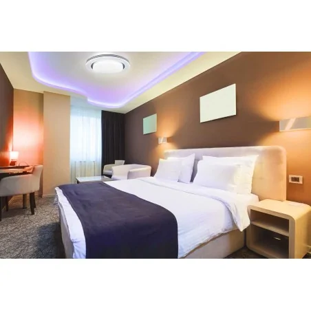 Gwint-trzonek-e27 - żarówka led sterowana smartfonem o mocy 11w tuya a65 e27 1055lm 3000k/4000k/6500k+rgb wifi smart led 313812 polux 