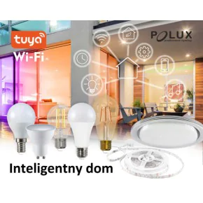 Gwint-trzonek-e27 - dekoracyjna żarówka led z bursztynową bańką i filamentami sterowana telefonem wi-fi e27 5,5w st64 wi-fi smart led 313829 polux 