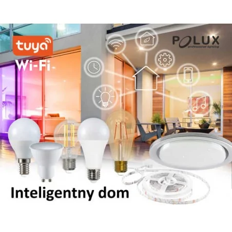 Gwint-trzonek-e27 - dekoracyjna żarówka led z bursztynową bańką i filamentami sterowana telefonem wi-fi e27 5,5w st64 wi-fi smart led 313829 polux 