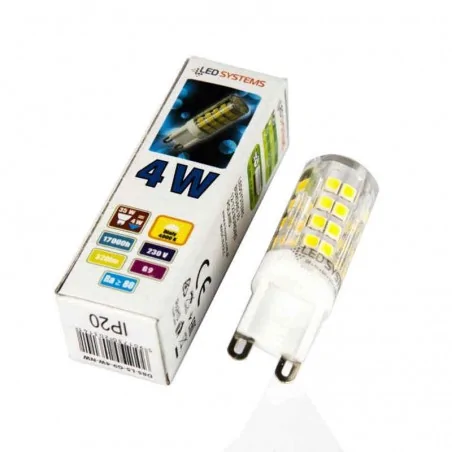 Gwint-trzonek-g9 - biała żarówka ledowa d85-ls-g9-4w-nw led systems 