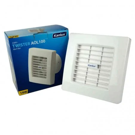 Wentylatory-o-srednicy-100 - wentylator kanałowy z automatyczną żaluzją twister aol100b kanlux 