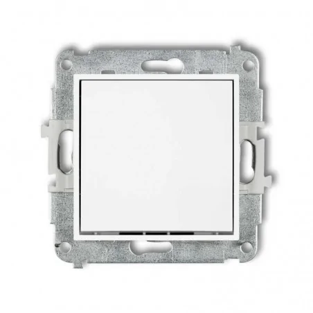 Wylaczniki-jednobiegunowe - biały włącznik pojedynczy mwp-1 deco mini karlik 