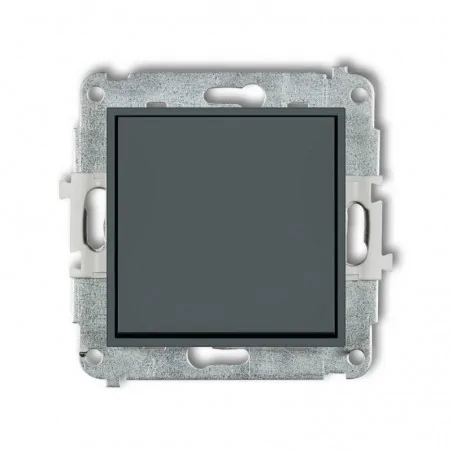 Wylaczniki-jednobiegunowe - pojedynczy włącznik grafitowy mat 28mwp-1 deco mini karlik 