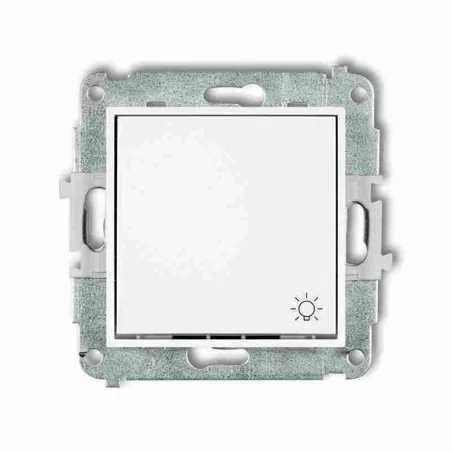 Wylaczniki-typu-swiatlo-zwierne - biały przycisk światło zwierny z piktogramem mwp-5 deco mini karlik 