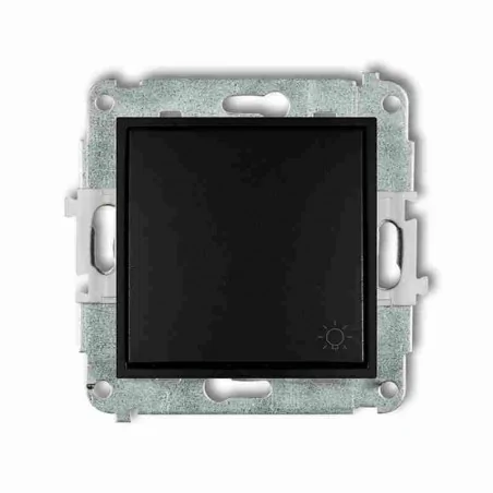 Wylaczniki-typu-swiatlo-zwierne - czarny przycisk światło zwierny z piktogramem 12mwp-5 deco mini karlik 