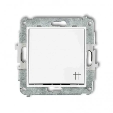 Wylaczniki-krzyzowe - włącznik krzyżowy biały mwp-6 deco mini karlik 