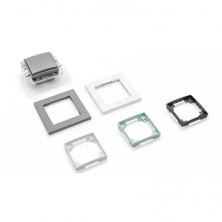 Wylaczniki-schodowe - podwójny włącznik schodowy w kolorze białym mwp-33 deco mini karlik 