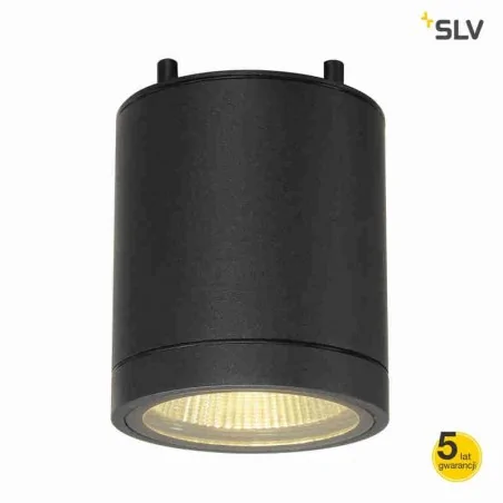 Oprawy-sufitowe - oprawa sufitowa okrągła czarna 12w ip55 enola_c out cl 228505 slv 