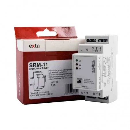 Sterownik-rolet - sterownik rolet srm-11 uniwersalny szyna th35 zamel 