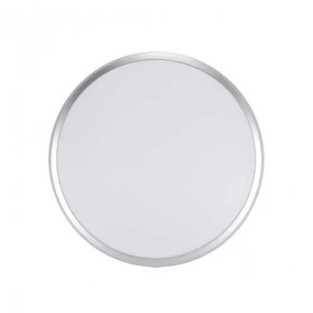 Plafony - plafoniera led hermetyczna srebrna 24w 4000k 2640lm planar led 03840 ideus 