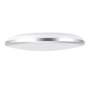 Plafony - hermetyczna plafoniera led w kolorze srebrnym 36w 4000k 3820lm ip54 planar led 03841 ideus 