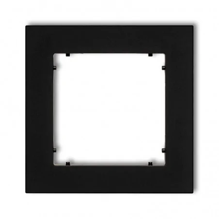 Ramki-pojedyncze - czarna matowa ramka pojedyncza 12mr-1 deco mini karlik 