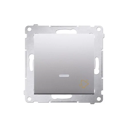 Wlaczniki-i-przyciski-dzwonkowe - przycisk dzwonek z podświetleniem led 10ax srebrny dd1l.01/43 simon 54 kontakt-simon 