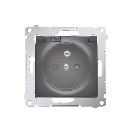 Gniazda-pojedyncze-podtynkowe - gniazdo pojedyncze z klapką do wersji ip44 bez uszczelki dgz1buz.01/48a simon 54 kontakt-simon 